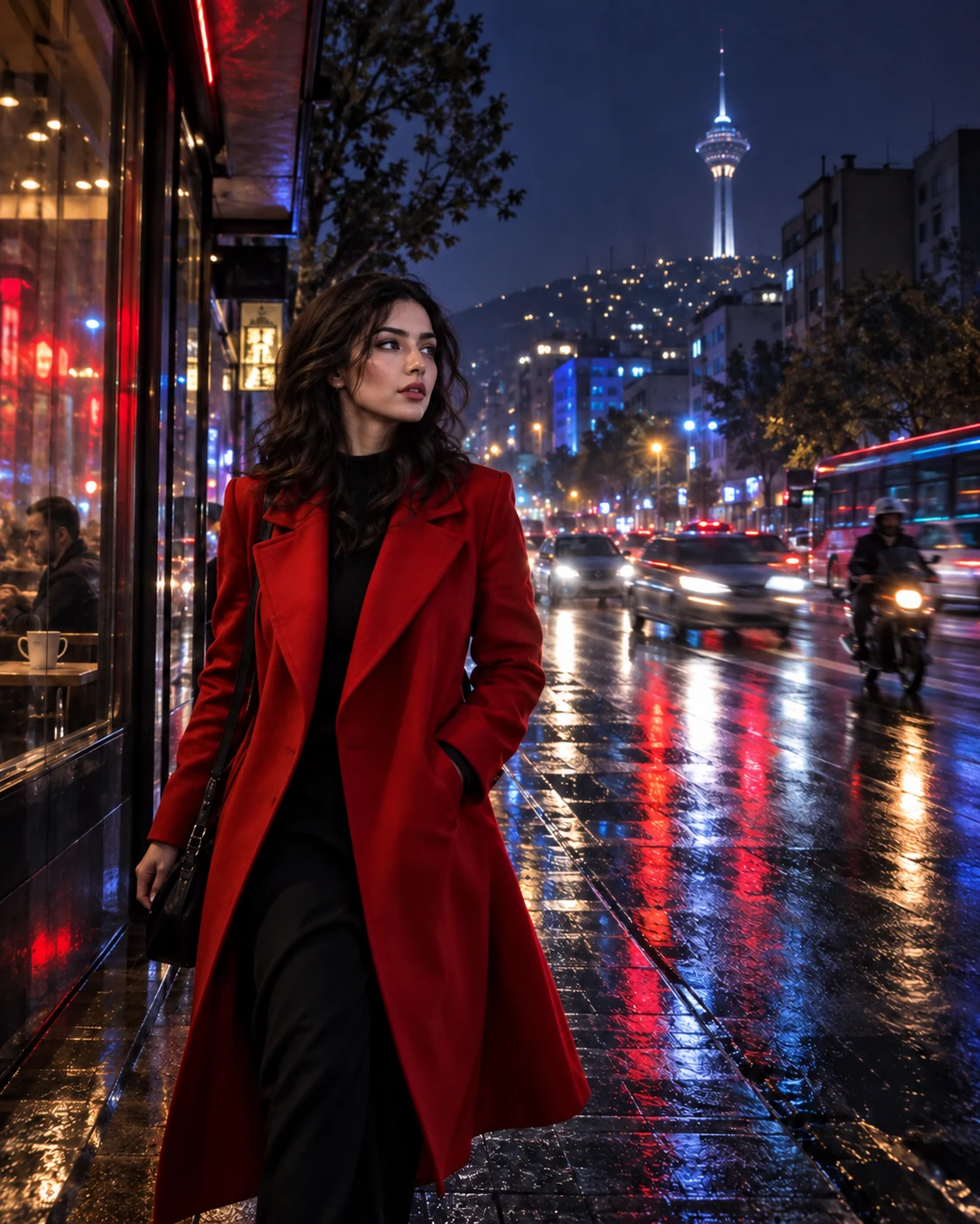 شب تهران، در یک قاب سینمایی