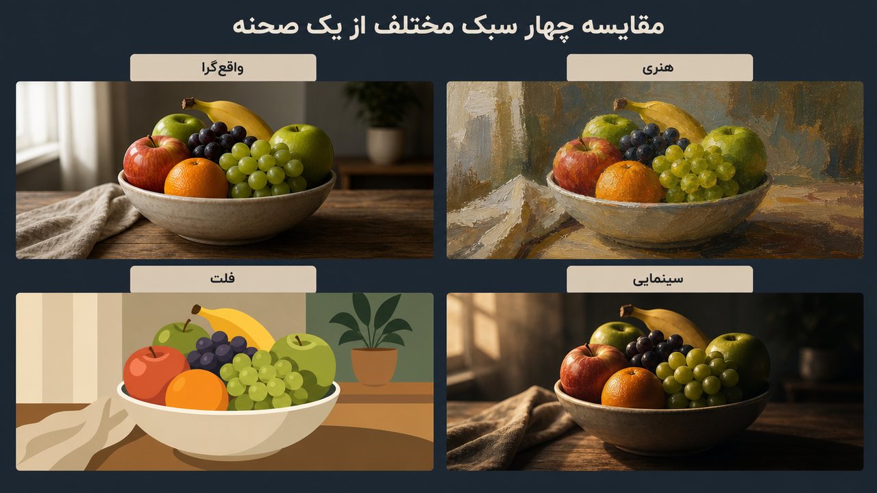 مقایسه مدل‌های عکس Nano Banana Pro، GPT Image، Midjourney و Flux