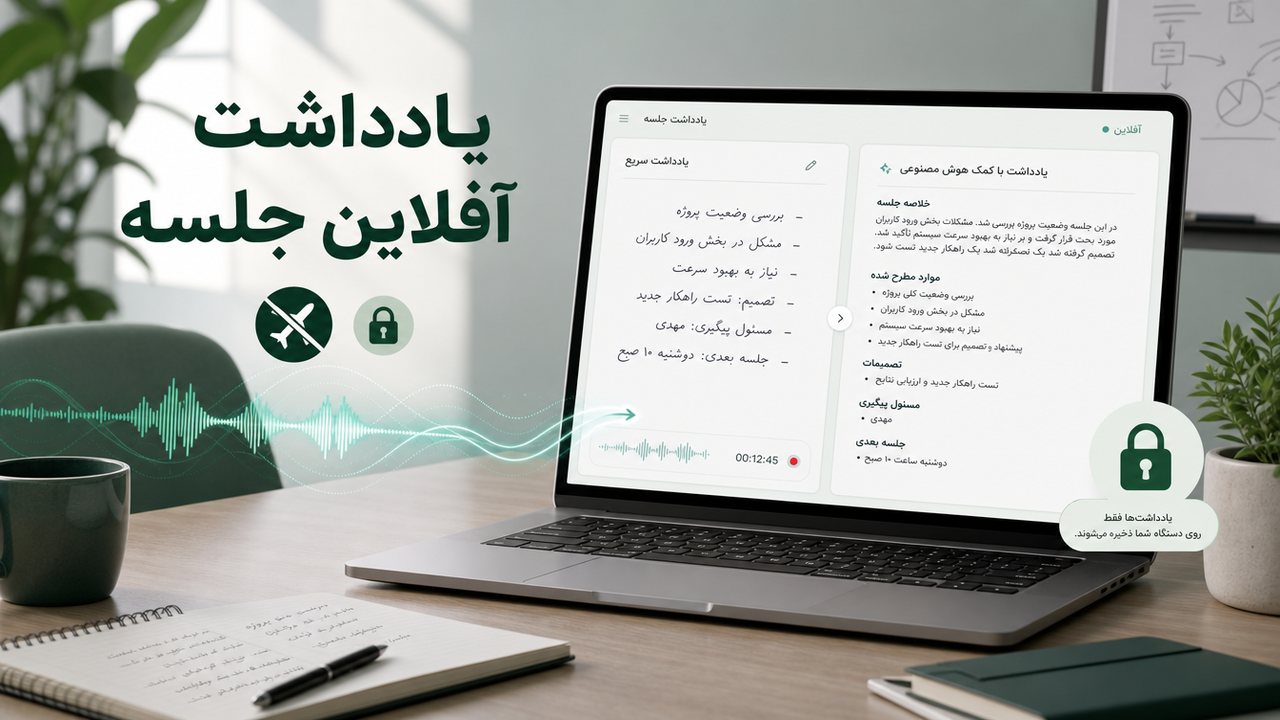 Foresight گوگل: یادداشت‌برداری از جلسه با هوش مصنوعی، بدون اینترنت