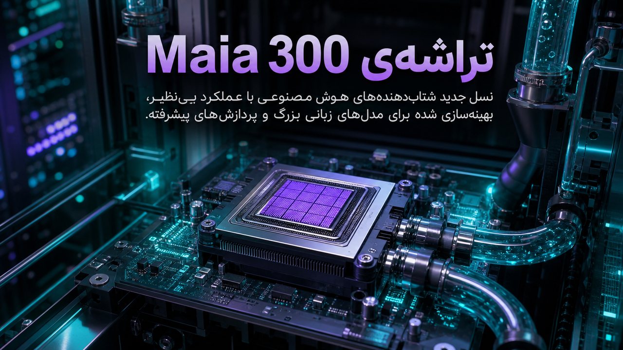 تراشه Maia 300 مایکروسافت معرفی شد؛ ۴۰ درصد کارایی بیشتر از GPU
