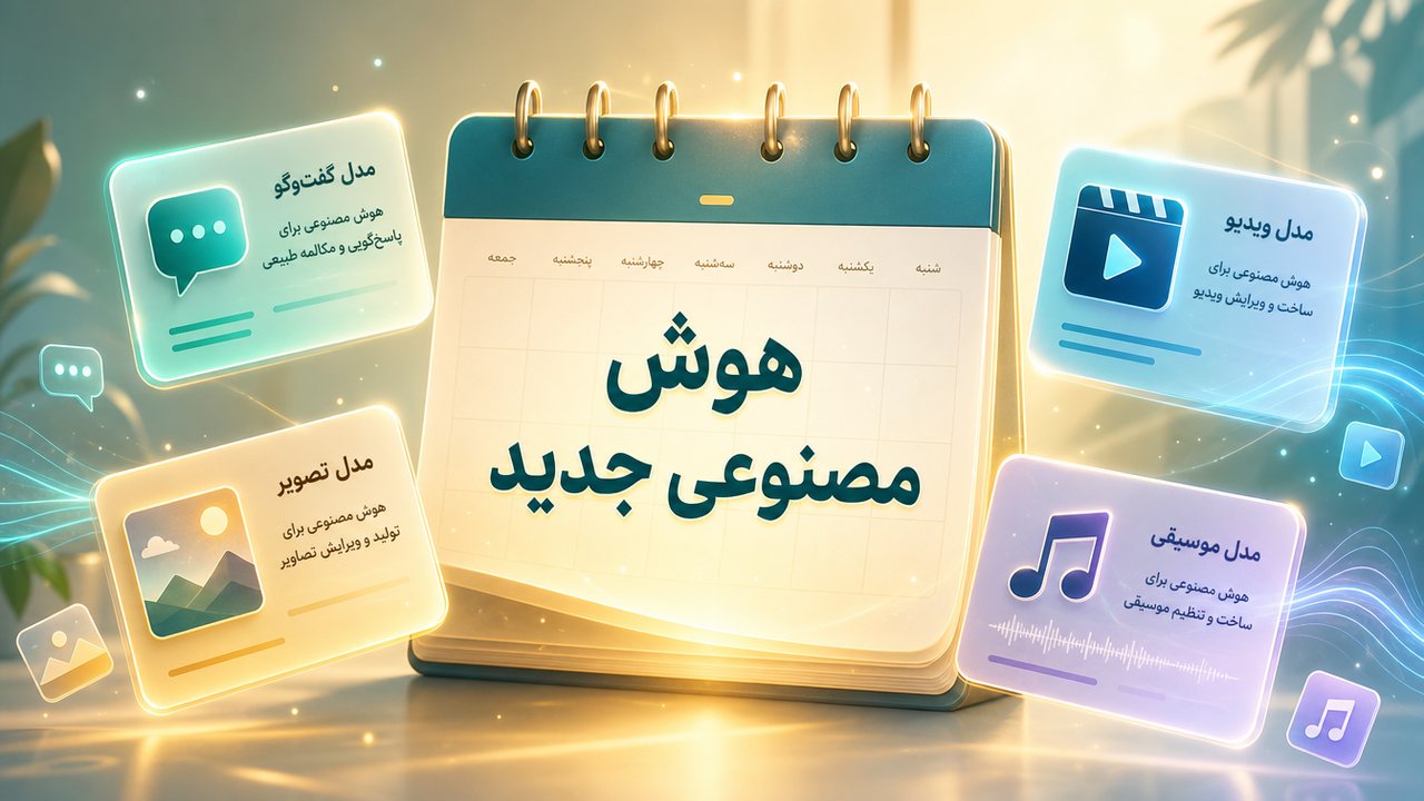 هوش مصنوعی جدید: جدیدترین هوش مصنوعی‌های دنیا در مهر ۱۴۰۵